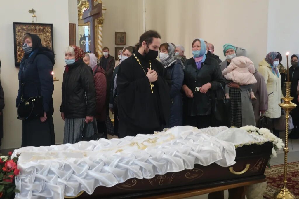 Отпевание и похороны протоиерея Михаила Васильева.