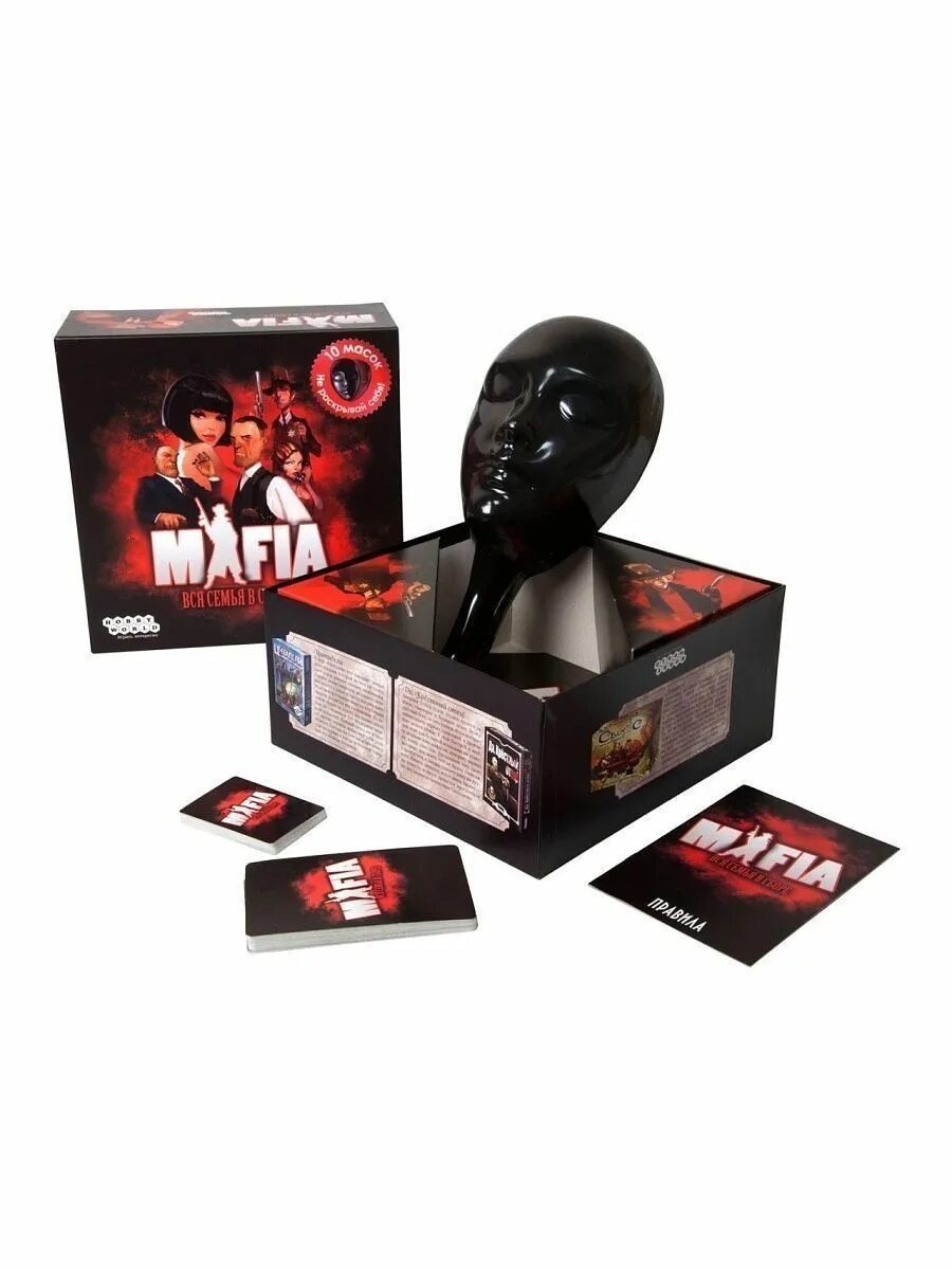 Набор для игры в мафию. Набор для игры в мафию. Настольная игра мафия с масками. Настольная мафия с масками. Мафия вся семья в сборе карточная игра.