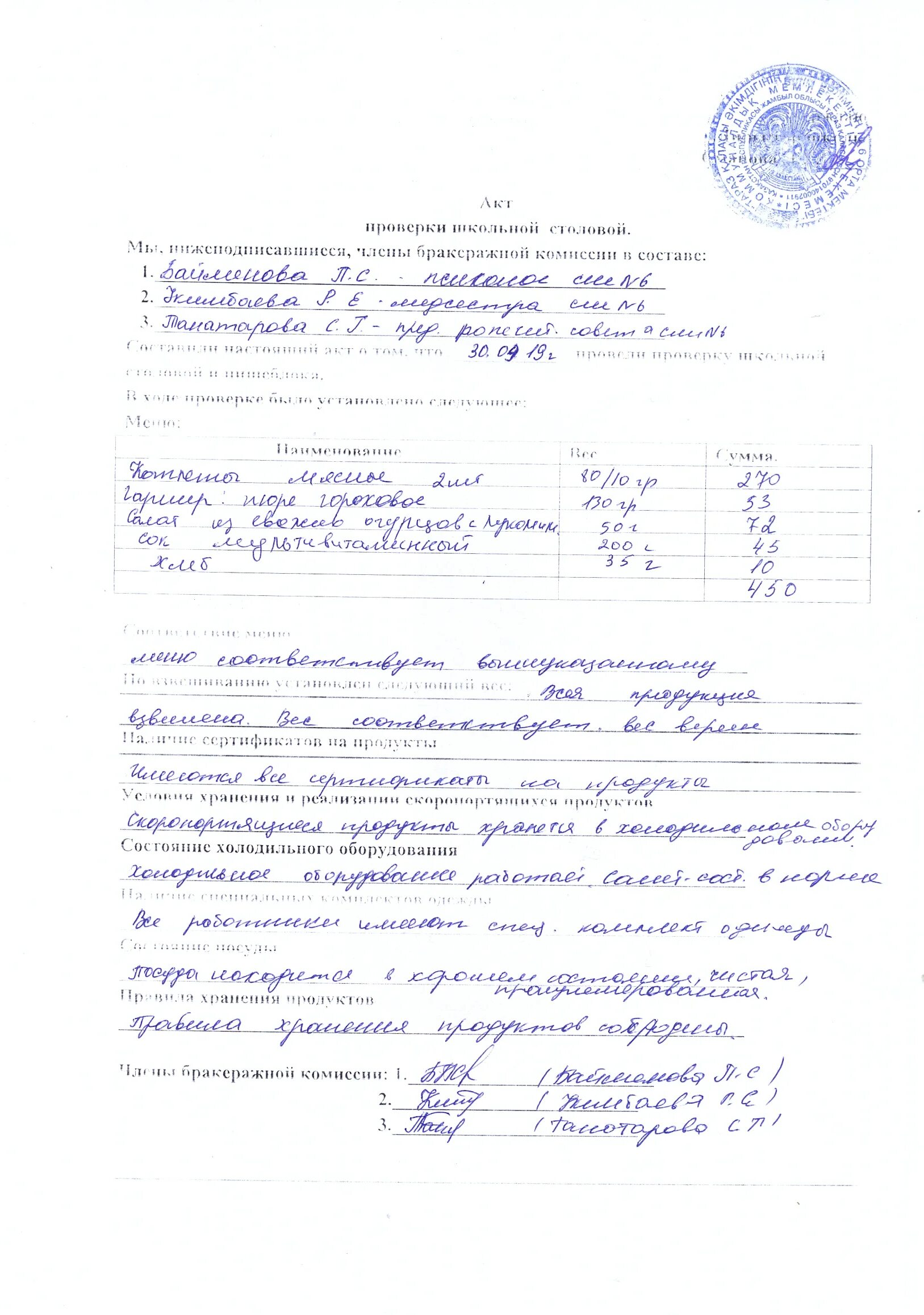 акт проверки общественного контроля по питанию в школе. протокол контроль питания в школе. акт питание в школьной столовой. акты проверки бракеражной комиссии школьной столовой. акт питание в школьной столовой.