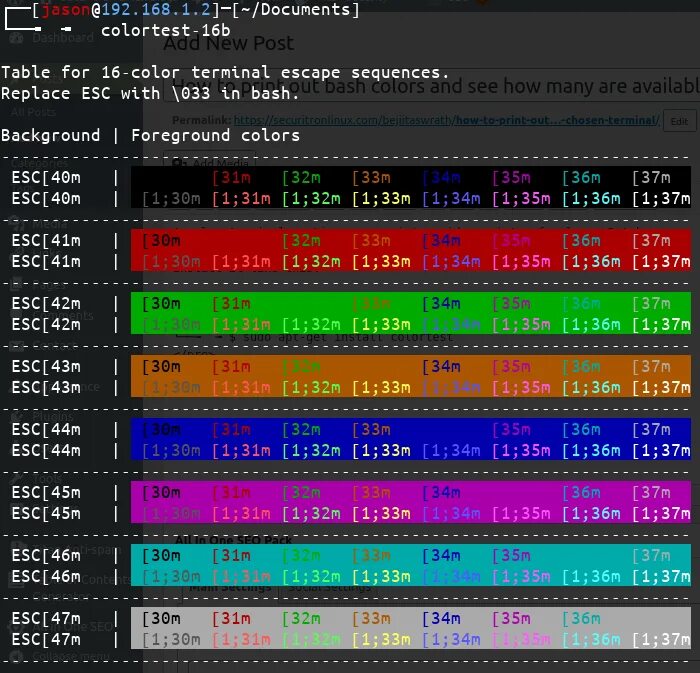 Linux color. Цвета терминала таблица Linux. Nord Terminal colorscheme.