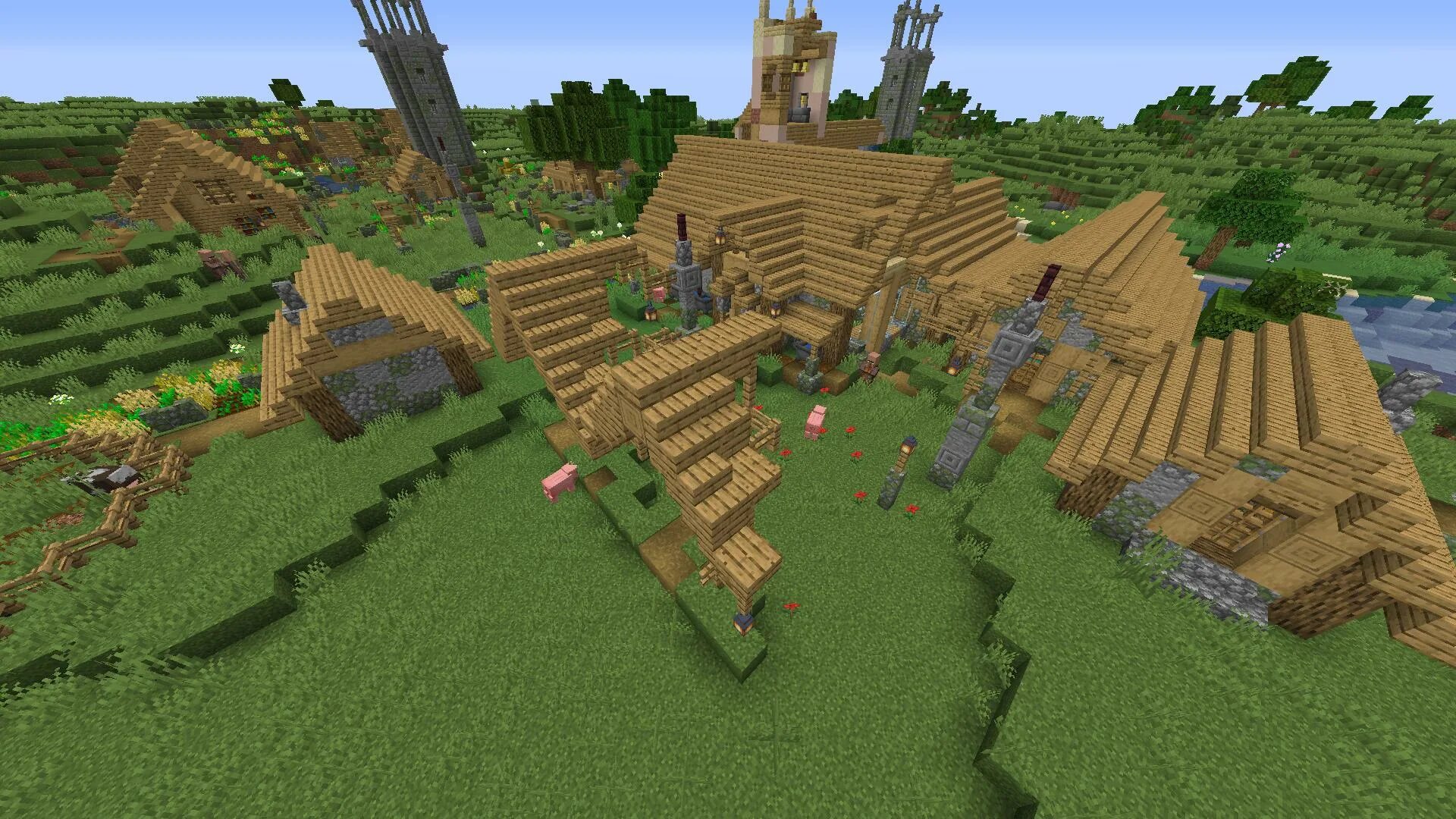 Minicraft village. Деревня майнкрафт. Деревня майнкрафт 1.10.0.4. Деревня в майнкрафт постройка. Деревня на равнине майнкрафт.