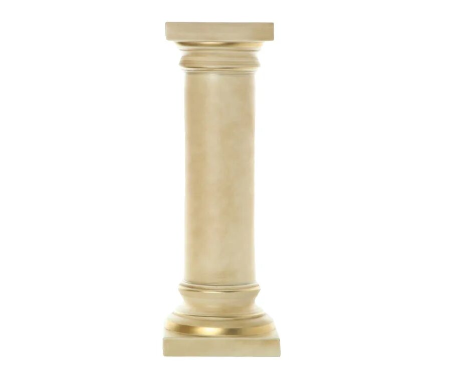 Колонна Кретенс бежевая глянец. Подставка колонна. Колонна керамическая напольная. Ваза керамическая на колонне.
