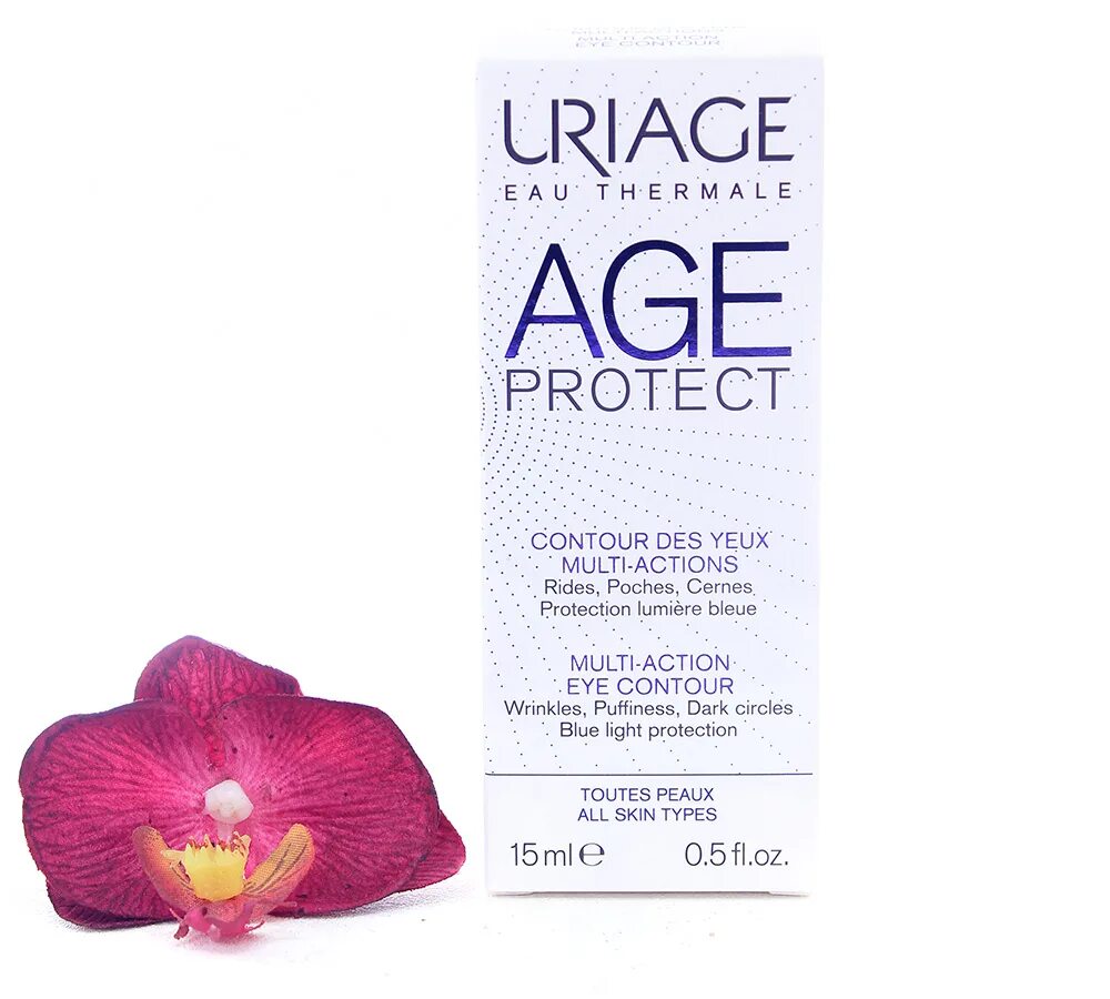 Uriage age protect multi action. Крем age урьяж. урьяж эйдж протект для глаз. uriage age protect. эйдж протект.
