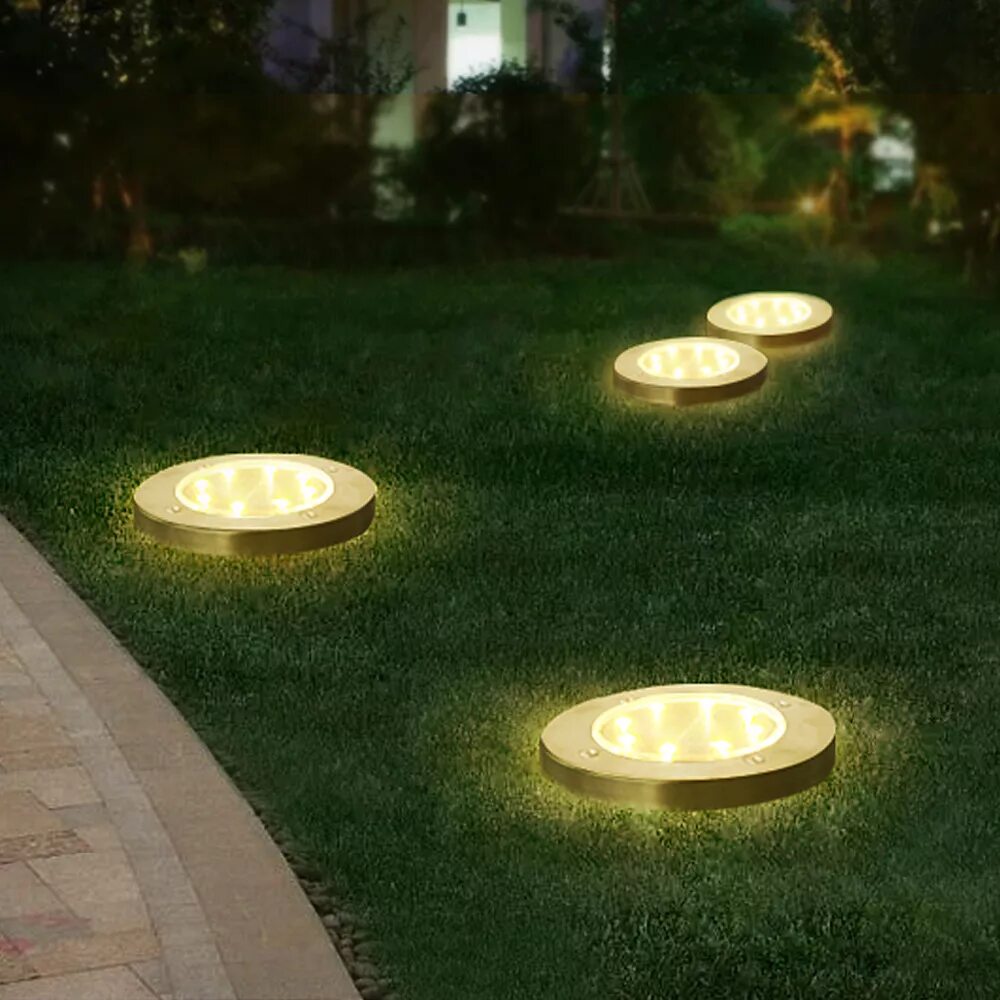 Ландшафтный светильник SLV 1002201. Солнечный светильник Lawn Lights 3 in 1. Led Outdoor ground Light Garden. Светильник ландшафтный ground, 369952 Novotech. Уличная подсветка встраиваемая