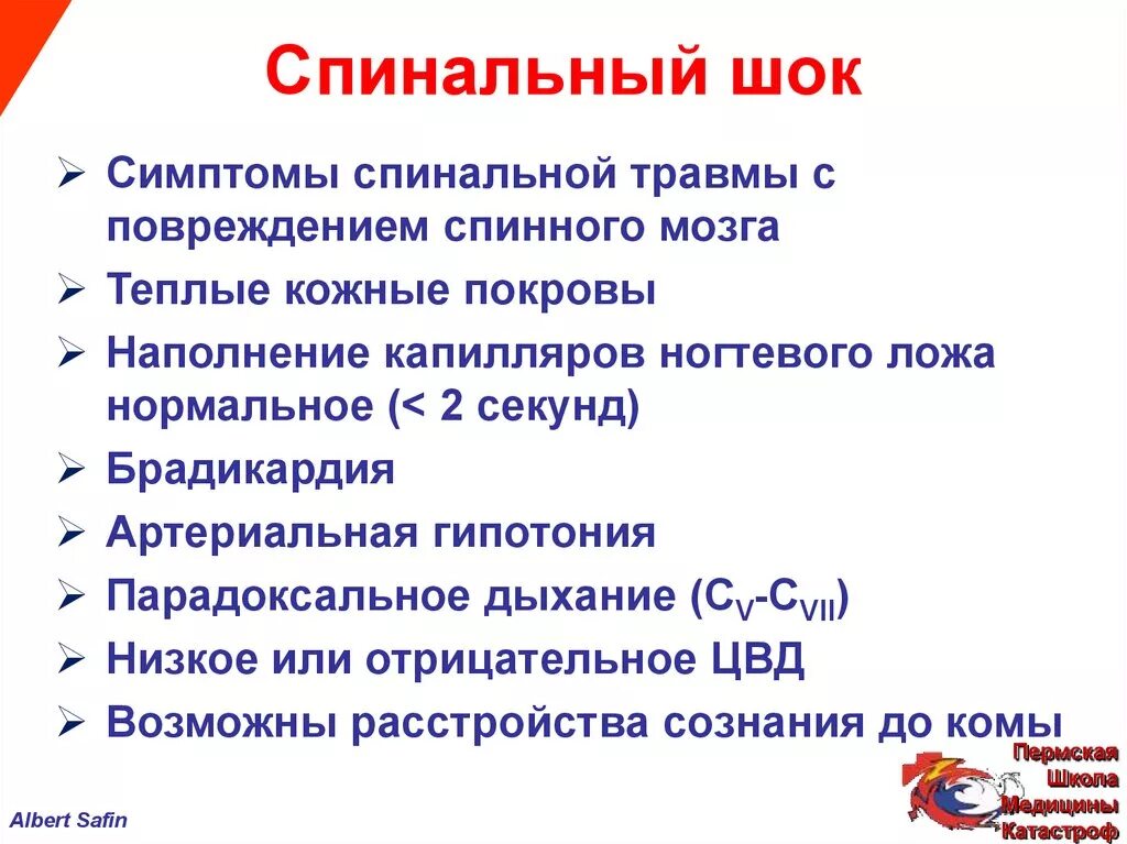 Клинические признаки шока тест. Спинальный ШОК. Признаки спинального шока. Спинальный ШОК этиология. Спинальный ШОК причины и механизмы его развития.