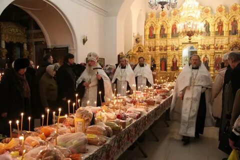 Поминки на первой неделе великого