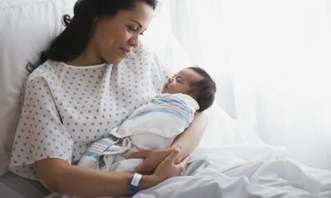 My mother in a hospital