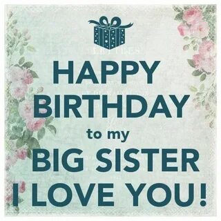 My sister happy