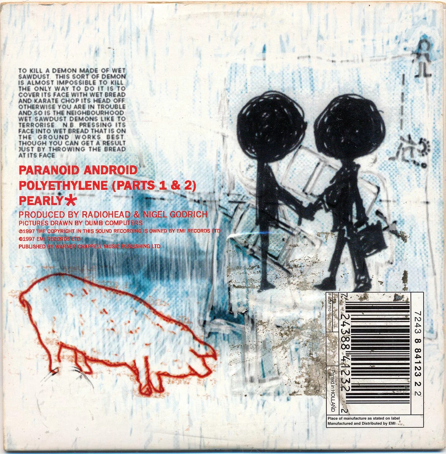 Radiohead paranoid android перевод. Paranoid android radiohead. ок компьютер радиохед. radiohead обложка paranoid android. ok computer radiohead обложка.