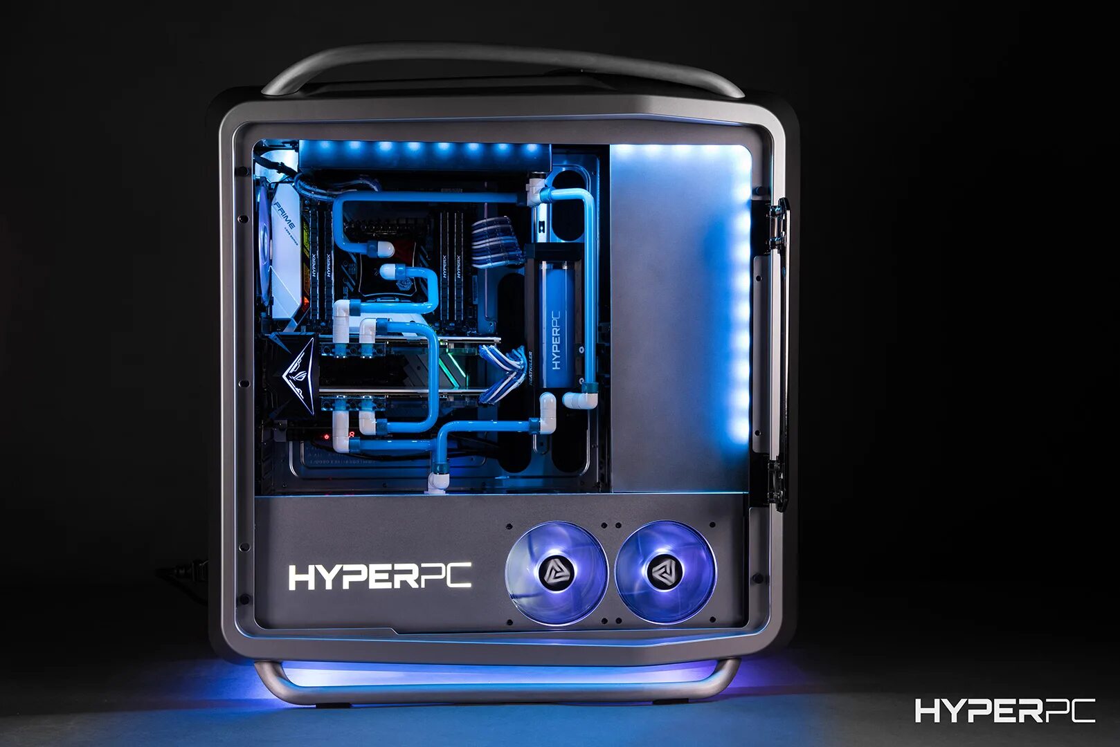 Hyper PC водяное охлаждение. Корпус Hyper PC кубик в Кубе оранжевый. Корпус Hyper PC кубик в Кубе.