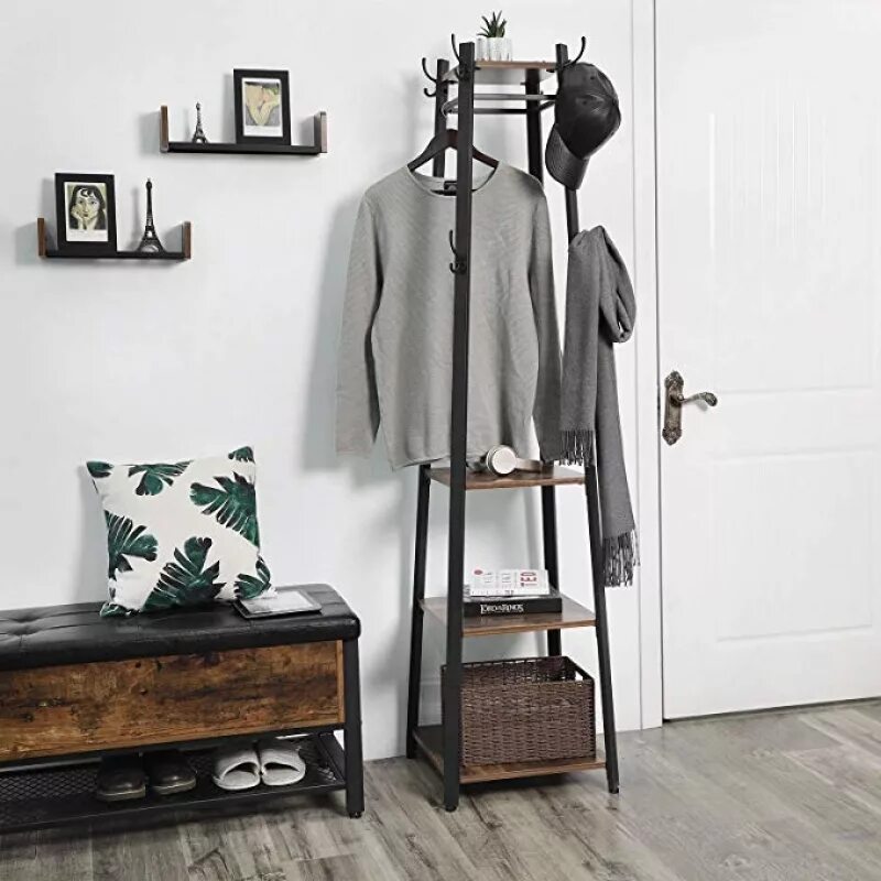 Вешалка лофт дезигн. Стойка для одежды в стиле Loft (Hanger - 16). Рейл для одежды в стиле лофт.