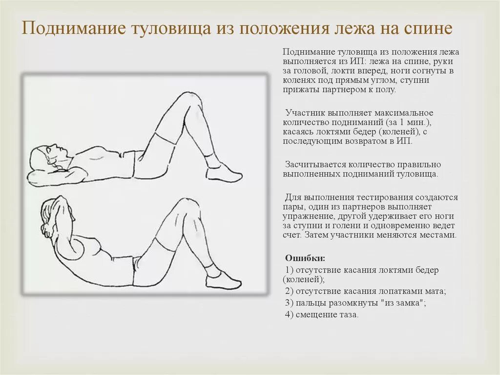 Поднимание туловища из положения на спине. Техника выполнения подъема туловища из положения лежа. Подъем туловища из положения лежа на спине техника выполнения. Пресс реферат по физкультуре 5 класс. Подъем туловища из положения лежа доклад.