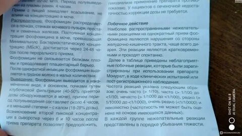Моча после приема монурала