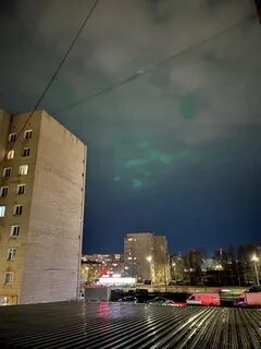 Северное сияние в кировской
