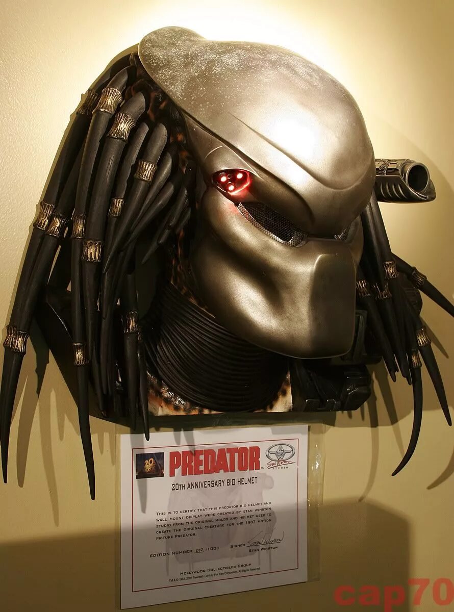 Мотошлем чужой Ксеноморф. Predator Helmet 1987. Сварочная маска хищник.