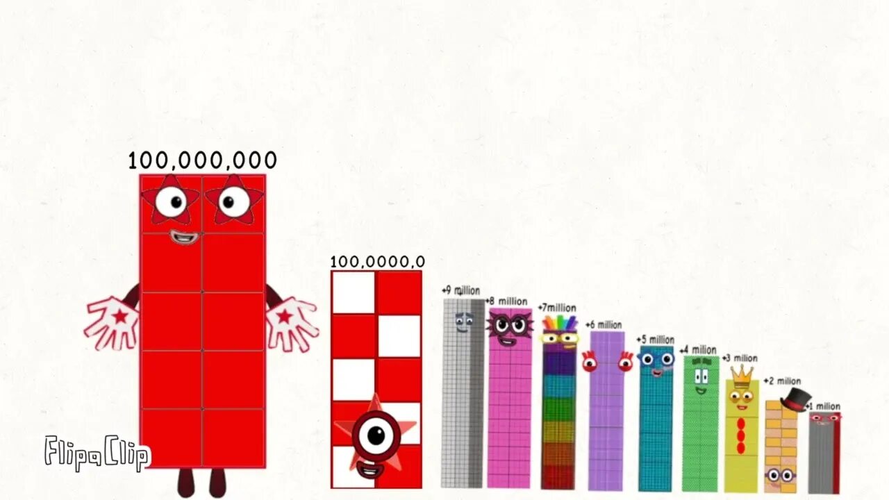 Бесплатные 1000000000 роблоксов. Numberblocks 1000000000. Numberblocks 1 million. Намбер Блокс 1000000. -1000000 To Beyond Infinity Numberblocks.