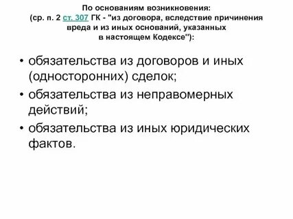 Основания возникновения возмещения вреда