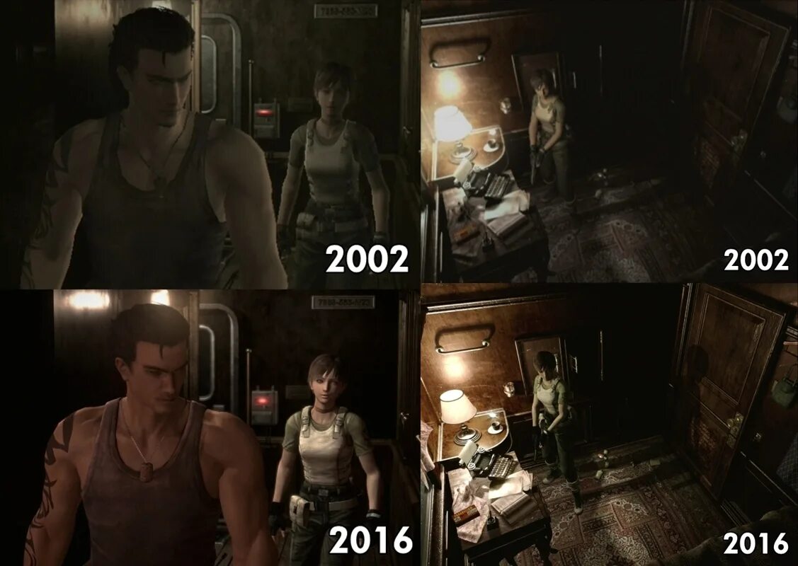 Resident Evil 0 Remastered. Resident Evil 0 vs Remastered.