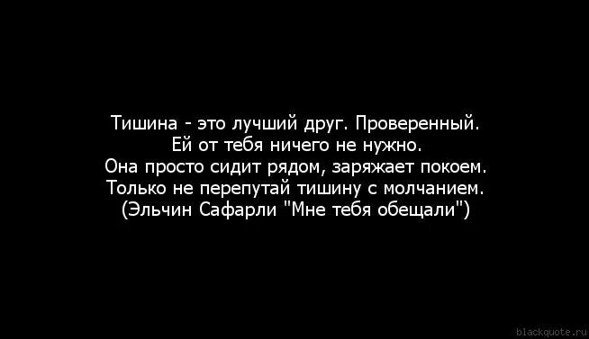 А в ответ тишина текст. Тишина друг. Тишина цитаты. Тишина лучший. Люблю покой и тишину.