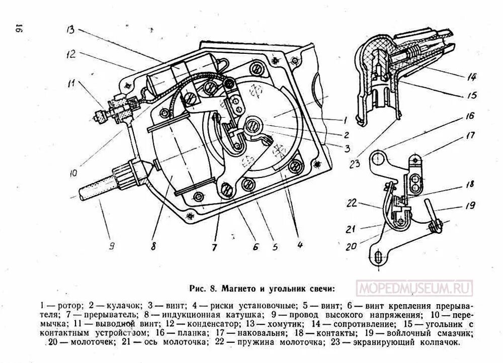 схема 8 д. схема 8 д. система зажигания мопеда рига 13. схема д8. зажигание рига 13 двигатель д8 схема.