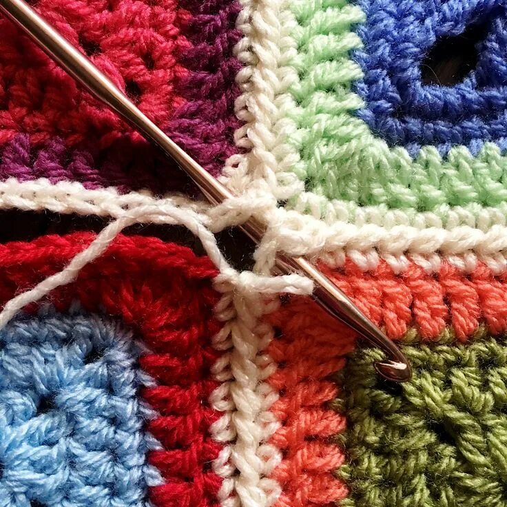 SC JAYG - with PLT Join Granny square crochet patterns free, Granny square croch