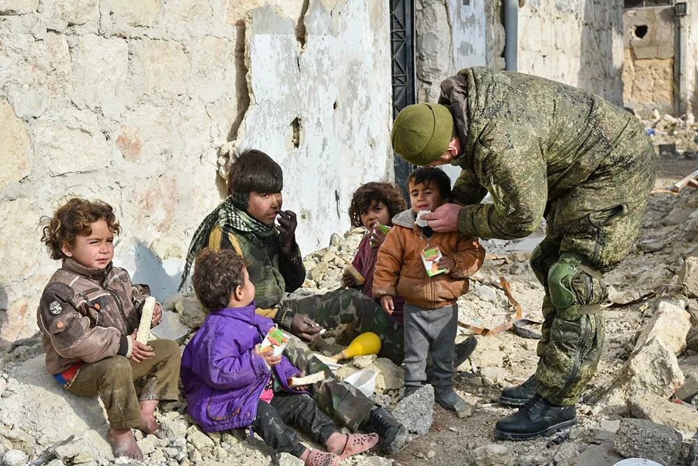 России грозят войной. Дети современной войны. Жертвы Вооруженных конфликтов. Дети Сирии и российские солдаты.