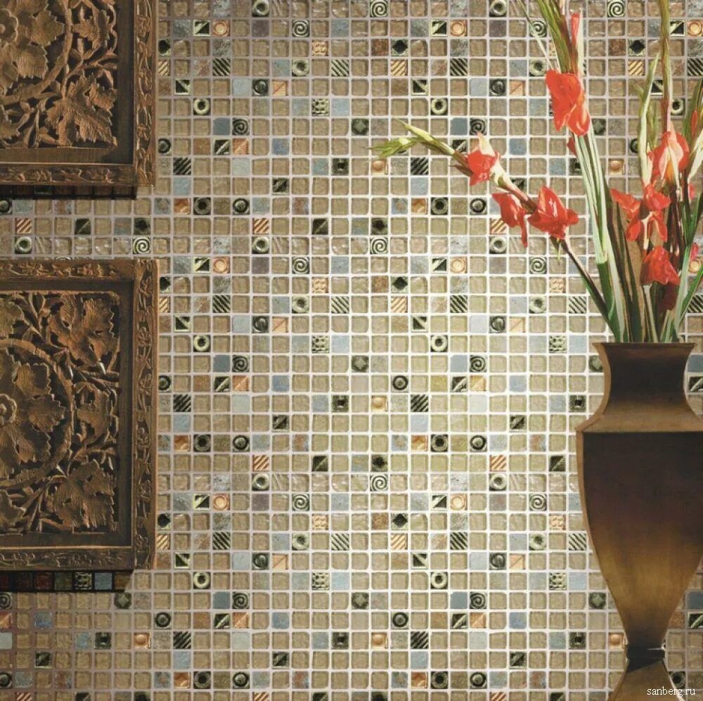 BARS CRYSTAL GLASS DECOR - купить плитку на официальном сайте Санберг