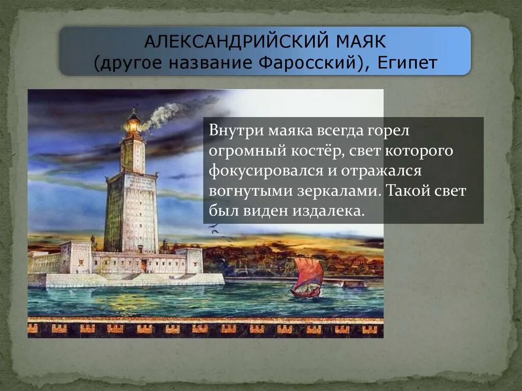 Название Александрийский (Фаросский) Маяк.. Фаросский Маяк в древнем Египте. Фаросский Маяк чудо света внутри. Имена в александрии египетской