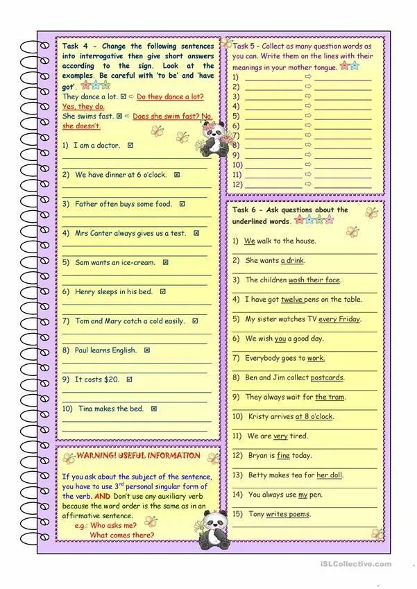 Read again and match the underlined. Ask questions to the underlined words. make questions to the underlined words. write questions to the underlined words. make questions to the underlined words worksheets.