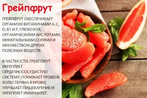 Калория 1 грейпфрут