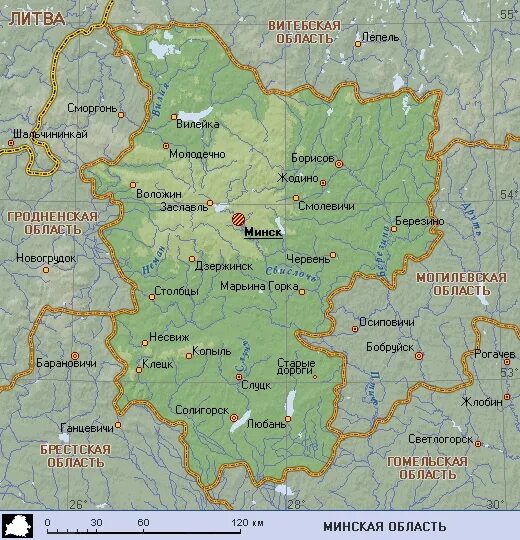 Минская обл карта. Минская область на карте Беларуси. Минская область карта по районам. Минская область на карте Белоруссии. Карта Минской области.