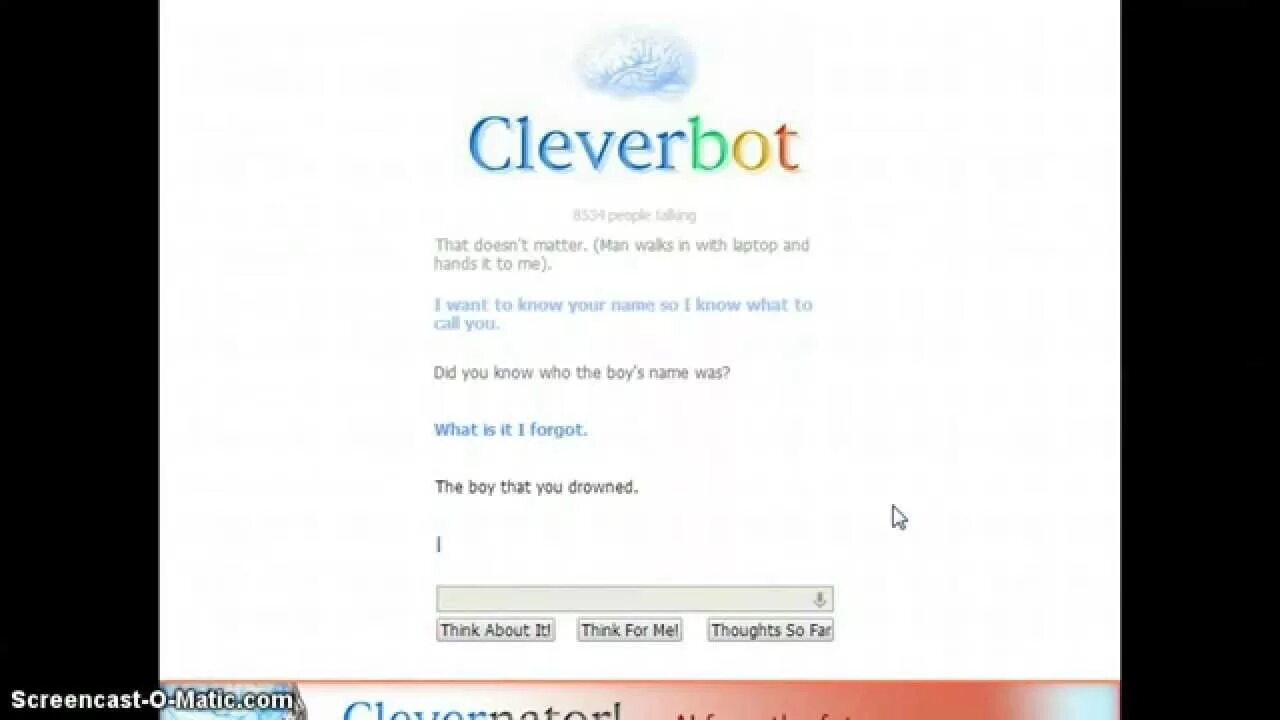 Clever bot. Клевербот с беном. клевербот бен утопленник. клевер бот бен. cleverbot бен утопленник.