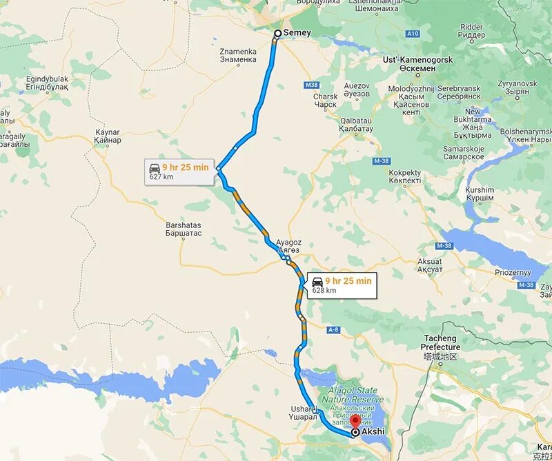 Алаколь сколько километров
