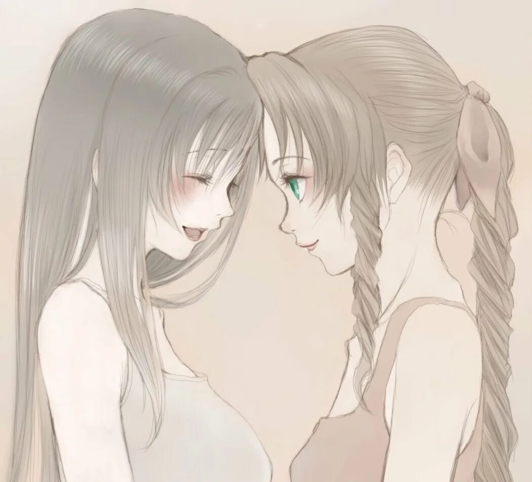 Парные авы две девочки. Аниме подруги. Две девочки аниме. Кореянки лп. Мисаки фудзиока.