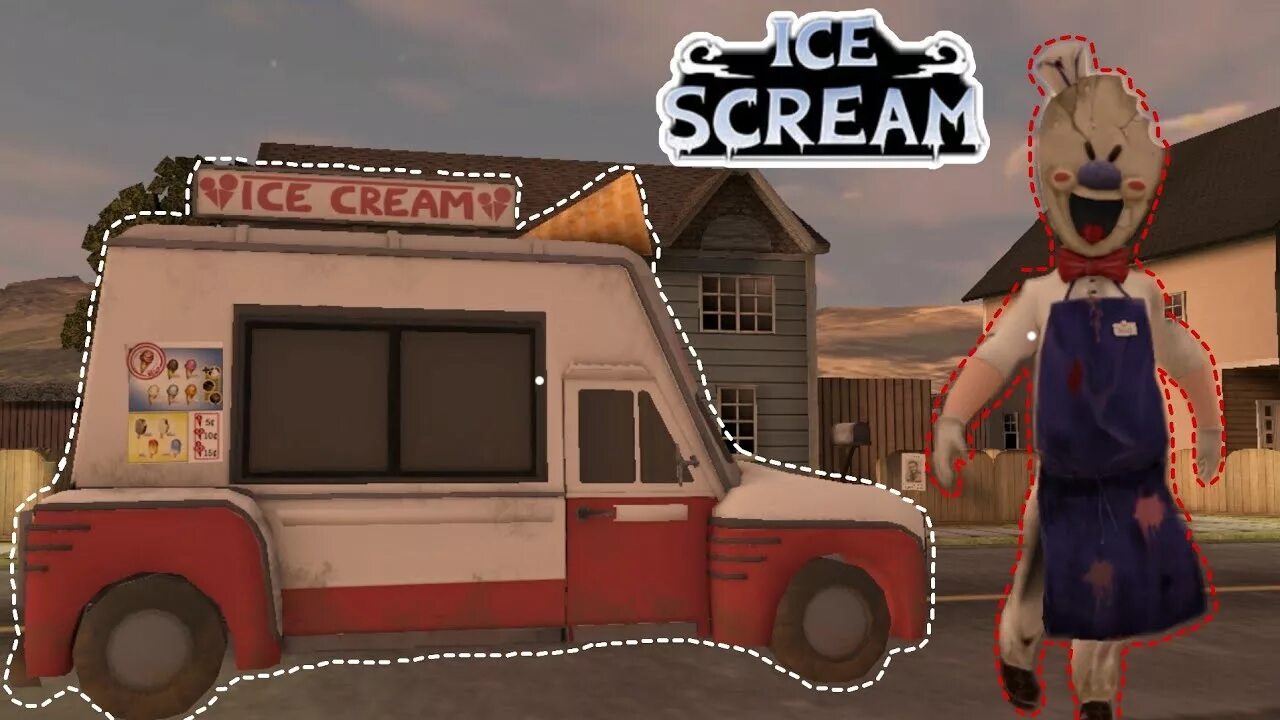 Фургон мороженщика из игры Ice Cream. Фургон мороженщика из игры Ice Scream. Ice Scream мороженщик род фургон. Мороженщик Ice Cream игра хоррор.