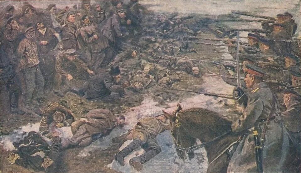 Восстание в испании 1820. «восстание крестьян в селе бездна». «лейтенант» петр петрович шмидт. Красный террор большевики. Памятник ключевскому чита.