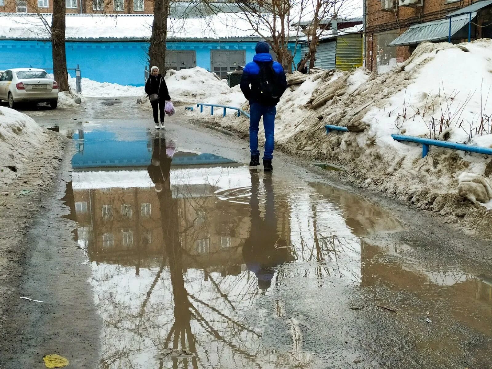 Аллергия на таяние снега. Весенние лужи.