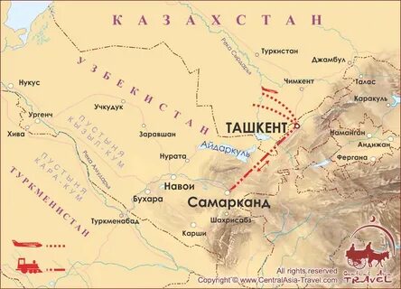 Где ташкент на карте