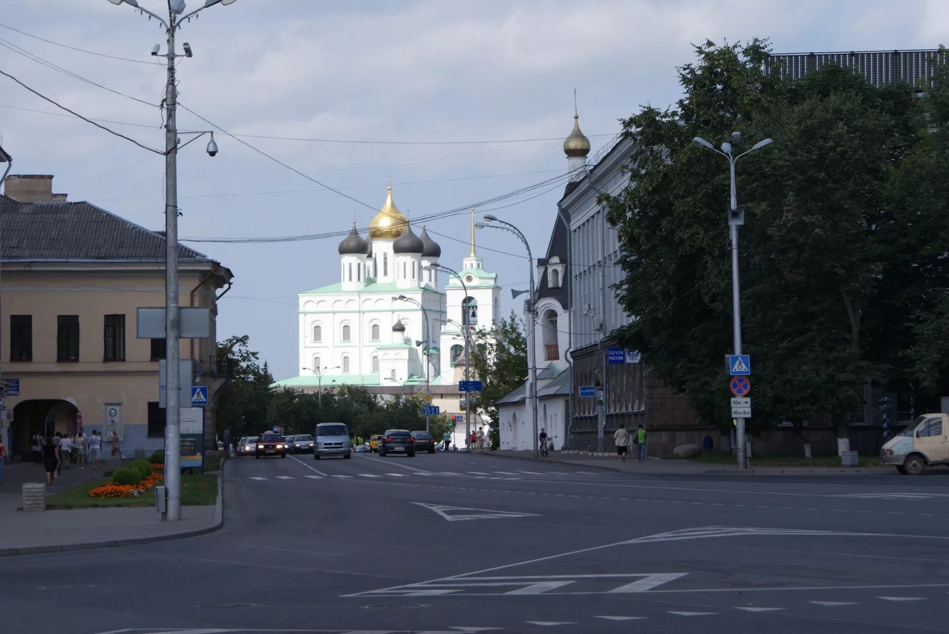 Какая площадь пскова