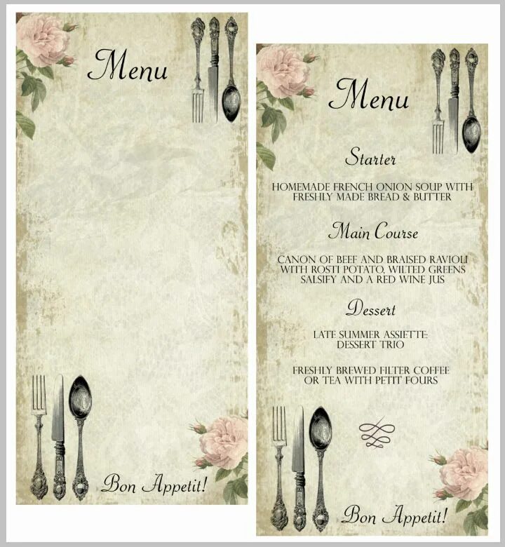 Empty menu