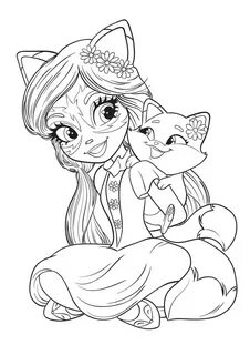 Enchantimals new coloring pages.