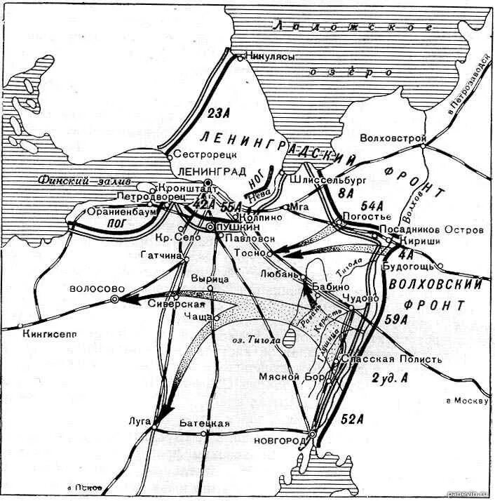 Волховский фронт 1941 год карта боевых действий. Волховский фронт в 1941-1942 на карте Ленинградской области. Карта Волховского фронта 1942 год карта боевых действий. Карта Ленинградской области 1942 г. Операция по освобождению ленинграда