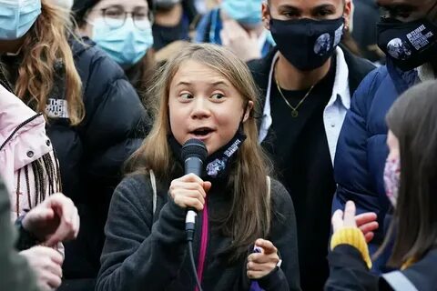 Грете Тунберг нужно кормить своего мужчину и она активизировалась. 