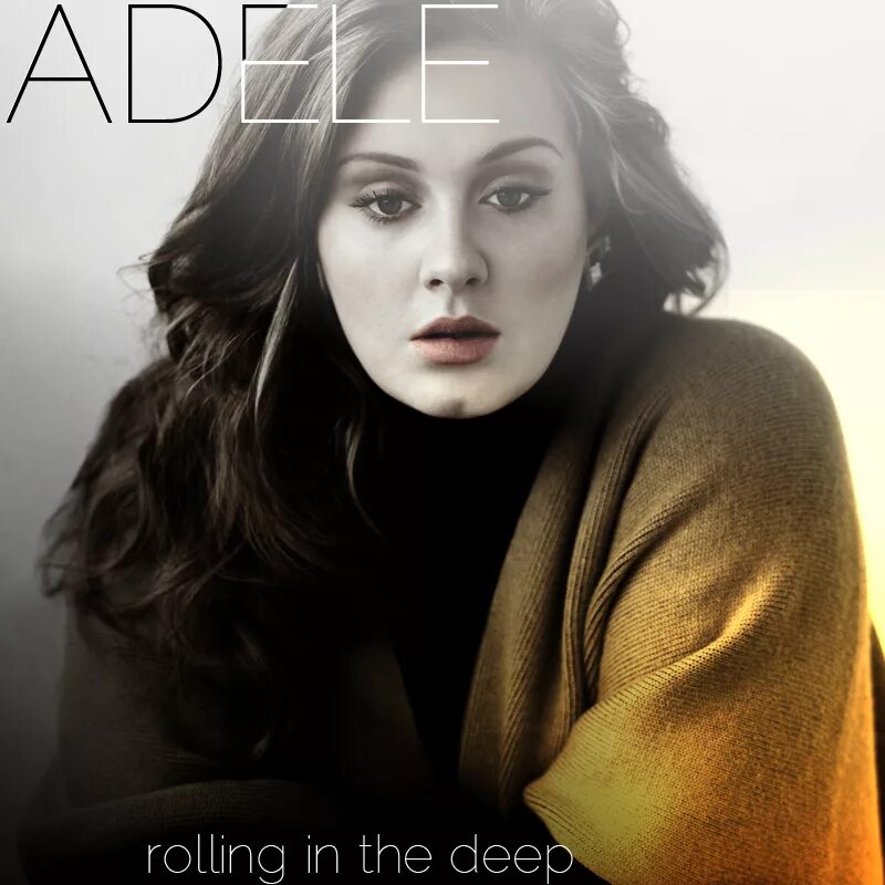 Альбом Adele - Rolling in the Deep. Adele Rolling in the Deep обложка.