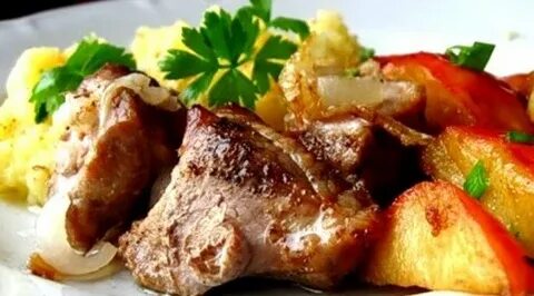 Мясо в яблочном уксусе