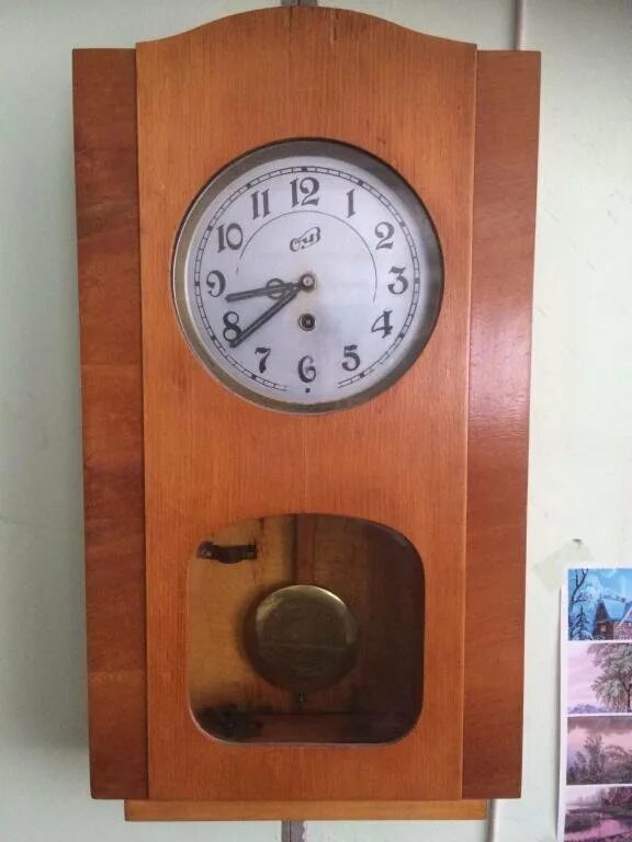 Ч537 * Часы настенные . На запчасти. * - покупайте на Auction.ru по выгодной цен