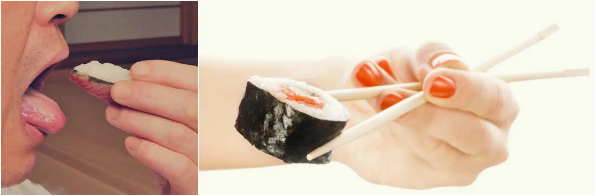 Температура после суши. Ест суши. Суши едят руками. Японцы едят суши руками. Роллы кушают руками.