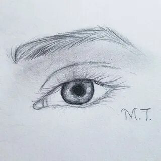 Как нарисовать два глаза