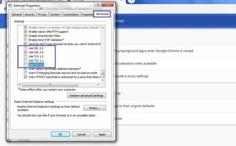 Ошибка подключения ssl как исправить