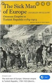 Почему османская империя больной человек европы